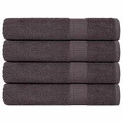 Vidaxl Savna brisače FROGN 4 kosi antracit 80x200 cm 360 g/m2