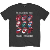 The Rolling Stones Voodoo Lounge Tongues Charcoal Grey XL Majica