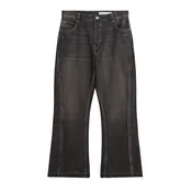 Bershka Kavbojke črn denim