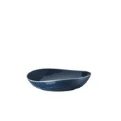 ROSENTHAL Junto globoki krožnik, dvignjen rob, dolžina: 215 mm, širina: 210 mm, oceansko modra