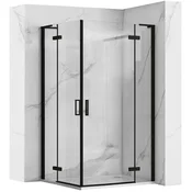 Tuš kabina REA Hugo Double Black 100x100