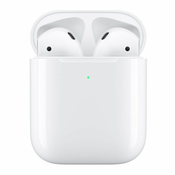 Apple Airpods 2 MRXJ2TY/A, Brezžične Slušalke z brezžično polnilno kaseto - Bele