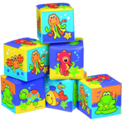 PLAYGRO mekane kocke 6 komada