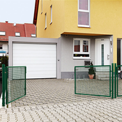 Dvojna ograjna vrata Gardenfuchs (314x100 cm, kovina, zelena)
