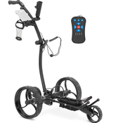 Električni voziček za golf - zložljiv - daljinski upravljalnik - 20 kg - aluminij
