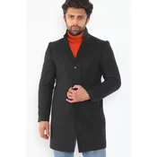PLT9370 DEWBERRY MENS COAT-ANTHRACITE