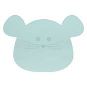 LÄSSIG 1310034485 podloga za zdjelu silikon Little Chums Mouse modra