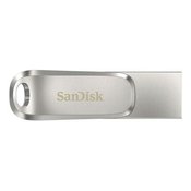 USB C & USB DISK SanDisk 128GB Ultra Dual LUXE, 3.1, srebrn,