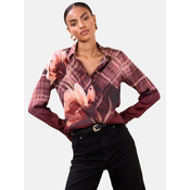 Lipsy Bluza konjak/burgund/pastelno rdeča