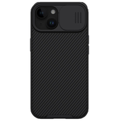 Premium trden ovitek Nillkin CamShield Pro za iPhone 16 - črn