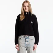 Pulover Carhartt WIP W Detroit Half Zip Sweater Black XS