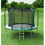 Legoni Aero trampolin, sa zaštitnom mrežom i ljestvama, 305 cm, zeleni