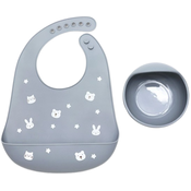 Lorelli set za hranjenje (2 kom) natural grey ( 10230710003 )
