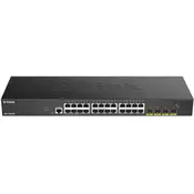 D-Link DGS-1250-28X/E 24-port Gigabit Smart Managed Switch with 4x 10G SFP+ ports