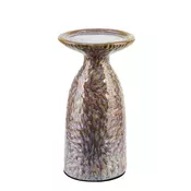 Mondex Svečnik Yarine Beige 11X10X20Cm, (5000191640)