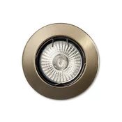 Ideal Lux - Ugradno stropno svetlo JAZZ 1xGU10/50W/230V, precnik 7,7 cm, bronza
