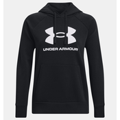 Under Armour RIVAL FLEECE BIG LOGO HDY, ženski duks, crna 1379501