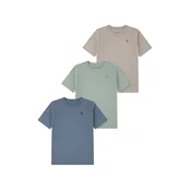 Abercrombie & Fitch Majica safir / greige / pastelno zelena