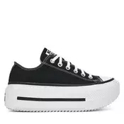 Converse Modne superge Chuck Taylor All Star Lift Double Stack Platform A15490C Črna