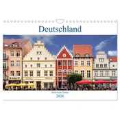 Deutschland - Malerische Städte (Wandkalender 2026 DIN A4 quer), CALVENDO Monatskalender
