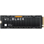 SSD WD Black SN850X HeatSink 2TB M.2 2280 PCIe Gen4 x4 NVMe, Read/Write: 7300/6600 MBps, IOPS 1200K/1100K, TBW: 1200