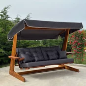 Lessentiel Maison Baštenska ljuljaška Luna Deluxe 2600 200x200x70cm Bež-Antracit