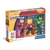 Clementoni: Iron Man puzzle - 60 kosov