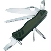 Victorinox Victorinox Schweizer Soldatenmesser 08 0.8461.MWCH-Švicarski džepni nož, broj funkcija: 10, zelen, crn