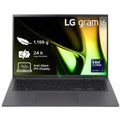 LG gram 16 Core Ultra 7 155H 16GB/1TB SSD Win11 grau 16Z90S-G.AA79G
