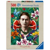 Ravensburger Frida Kahlo: Blooming Fantasy – sestavljanka s 500 koščki
