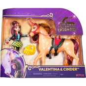 Unicornska akademija: Lutka Valentina in set za igro s samorogom cider