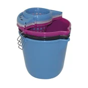 Vedro za pomivanje tal, z ožemalno košaro, okroglo, 12 l