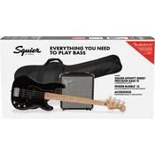 Fender Squier Affinity Series Precision Bass PJ Pack MN Black Elektricna bas gitara (Kao novo)