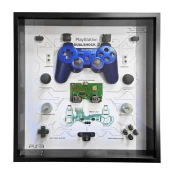 PlayStation 3 Dualshock 3 Controller Shadowbox - Blue
