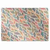 Decormat Podloga za stol Colorful waves 140x100 cm 15 cm