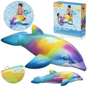 Bestway: Napihljiv delfin za jahanje z ročajem 173x84x46 cm