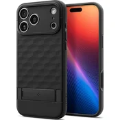 Ovitek Spigen Parallax S MagSafe, mat črn ovitek za iPhone 17 Pro (ACS09964)