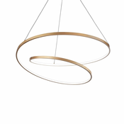 Ideal Lux - LED Lestenec na vrvici OZ LED/55W/230V pr. 80 cm zlata