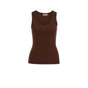 WE Fashion Top kostanj rjava