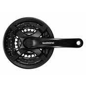 POGON SHIMANO TOURNEY FC-TY501 6/7/8 BRZINA 170mm SQUARE CRNI SA ZAŠTITOM OD LANCA