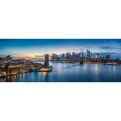 Art puzzle - Puzzle Brooklynski most, panorama New Yorka - 1 000 kosov
