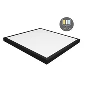 Vito LED panel 36W CCT nadgradni 4392lm 600x600mm črn
