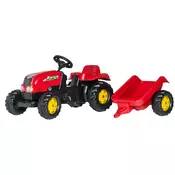 Traktor na pedale Rolly sa prikolicom 012121