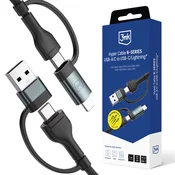 3MK 3MK 2-V-2 A/C KABEL ZA LIGHTNING 60W QC 3.0 HYPER HITRO POLNJENJE