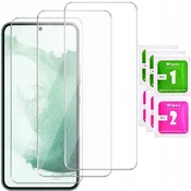 shumee 3x kaljeno steklo za Samsung Galaxy S22 Plus S22+ steklo 9H komplet 3 kosov