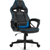 SENSE7 Igralni stol Knight PU, Modra