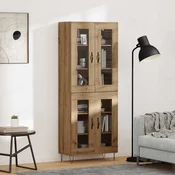Highboard Umjetnicki hrast 69,5 x 34 x 180 cm Konstruirano drvo