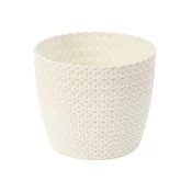 Pokrov za cvetlični lonec MAGNOLIA JERSEY plastika d16x14cm