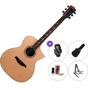 Bromo BAA4CE SET 2 Natural Elektro-akusticna jumbo