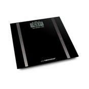slomart EBS018K Esperanza digitalna analitična kopalniška tehtnica samba črna